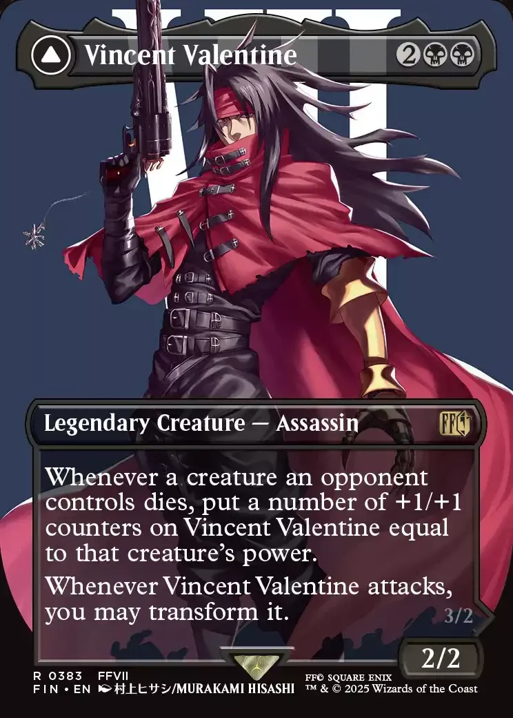 Vincent Valentine (Borderless) (FIN-383) [FINAL FANTASY] Foil