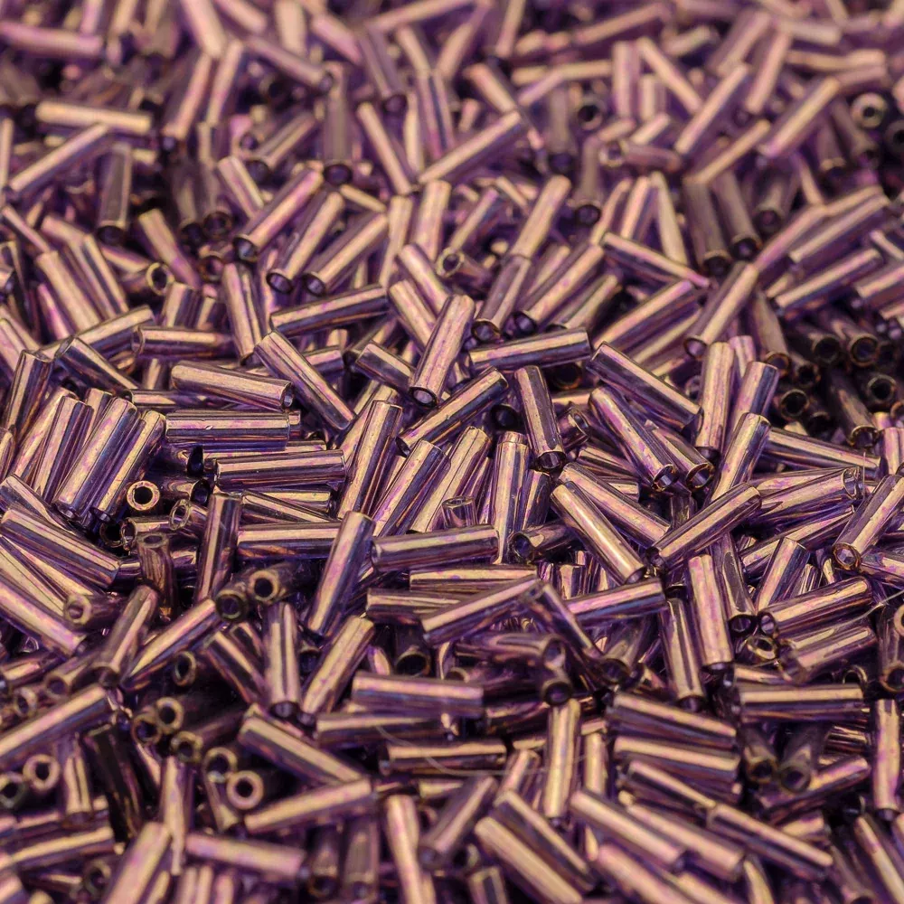 Violet Gold Luster Miyuki Bugle Bead