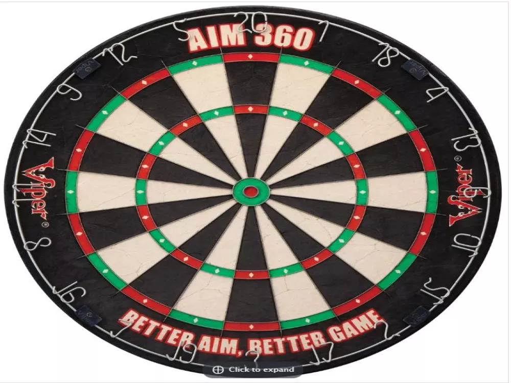 Viper AIM 360 Sisal Dartboard For Sale – Game Room Gorilla