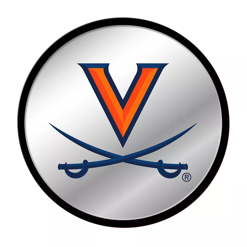 Virginia Cavaliers: Modern Disc Mirrored Wall Sign