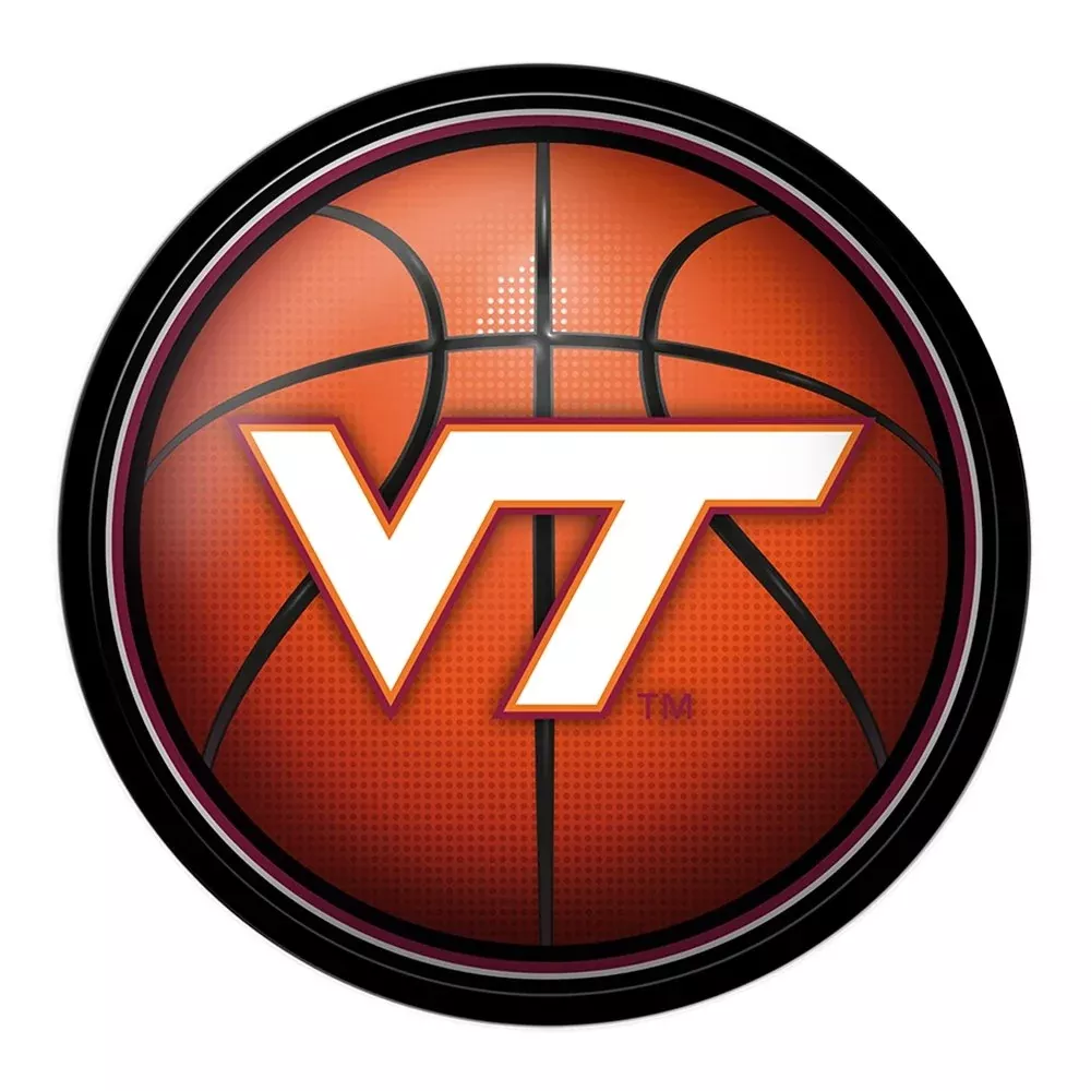 Virginia Tech Hokies: Basketball - Modern Disc Wall Sign