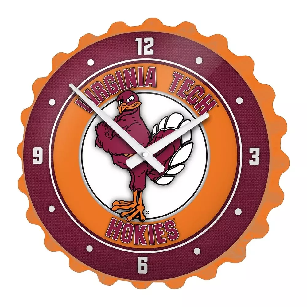 Virginia Tech Hokies: Mascot - Bottle Cap Wall Clock