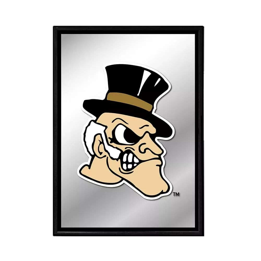 Wake Forest Demon Deacons: Mascot - Framed Mirrored Wall Sign