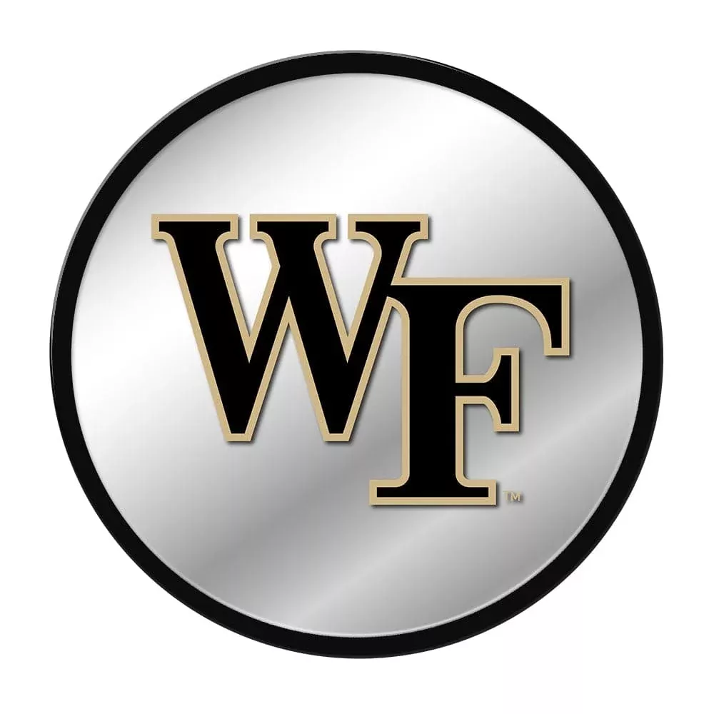 Wake Forest Demon Deacons: Modern Disc Mirrored Wall Sign