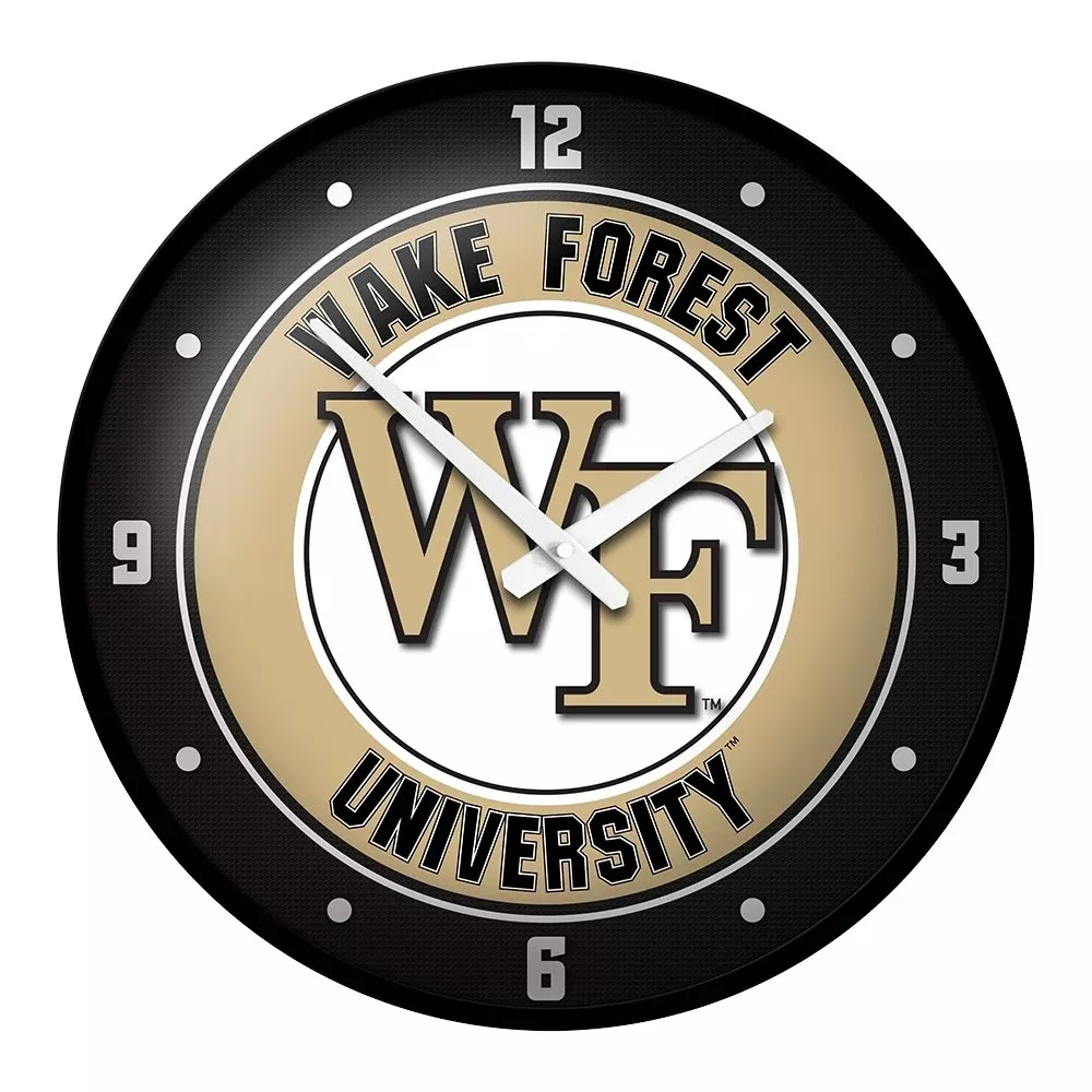 Wake Forest Demon Deacons: Modern Disc Wall Clock