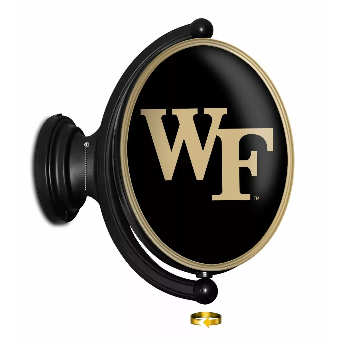 Wake Forest Demon Deacons: Original Oval Rotating Lighted Wall Sign
