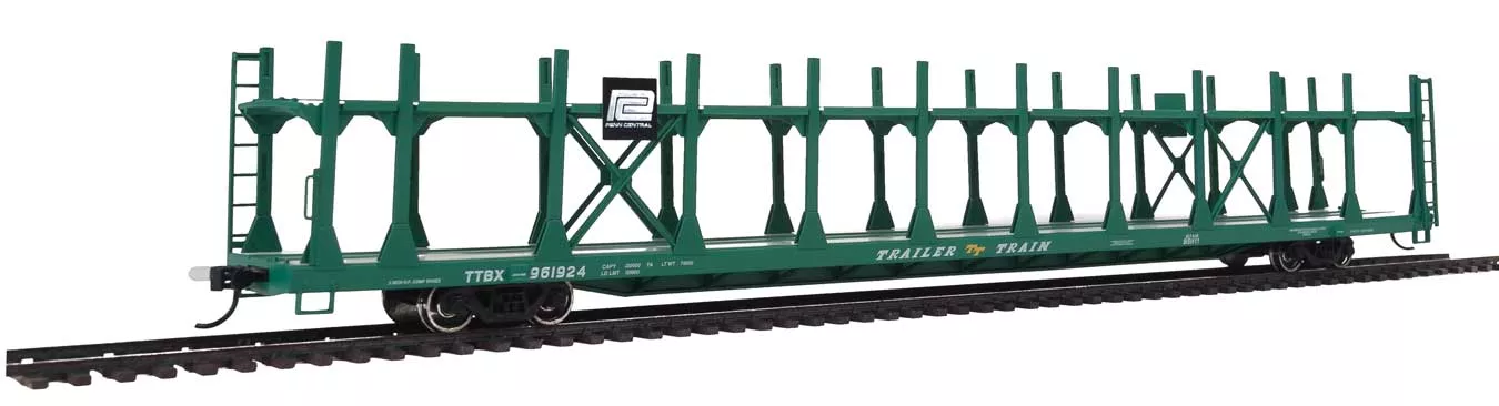Walthers 910-8018 HO Scale Bi- Level Open Auto Carrier Penn Central PC 961924