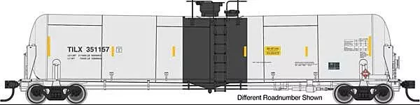 Walthers 920-100755 HO Scale 55' Trinity 30,145 Gal Tank Car Trinity "White" TILX 351170