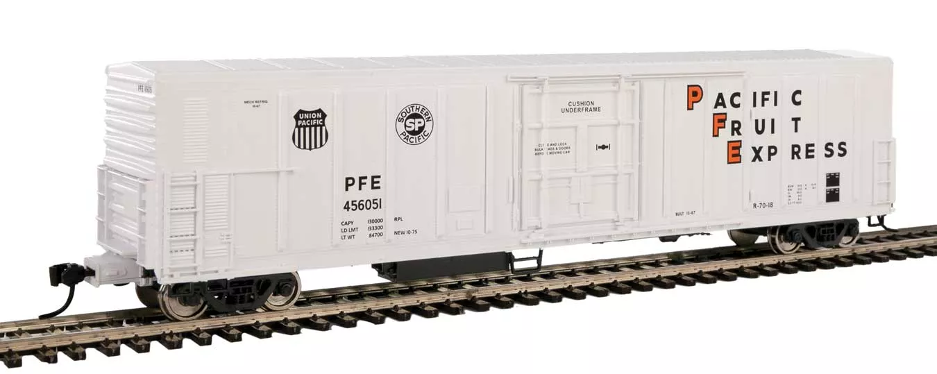 Walthers Mainline 910-3959 HO Scale 57' Mechanical Reefer Pacific Fruit Express PFE 456332
