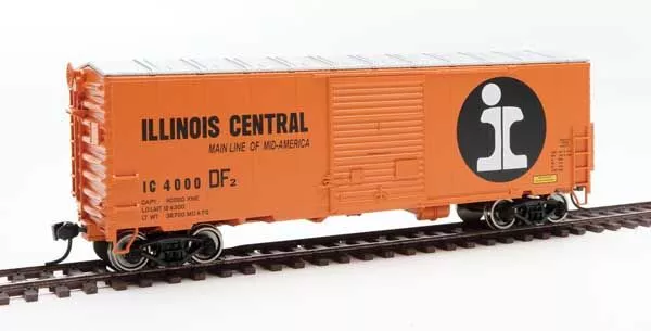 Walthers Mainline 910-45007 HO Scale 40' Modernized ACF Boxcar Illinois Central IC 4000