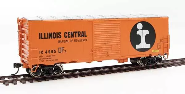 Walthers Mainline 910-45009 HO Scale 40' Modernized ACF Boxcar Illinois Central IC 4005