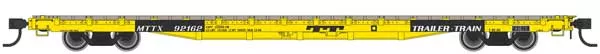 Walthers Mainline 910-5340 60' Pullman Flatcar "General Loading" Trailer Train HTTX 92162