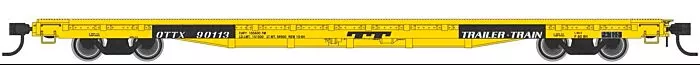 Walthers Mainline 910-5347 60' Pullman Flatcar "Modernized" Trailer Train OTTX 90126