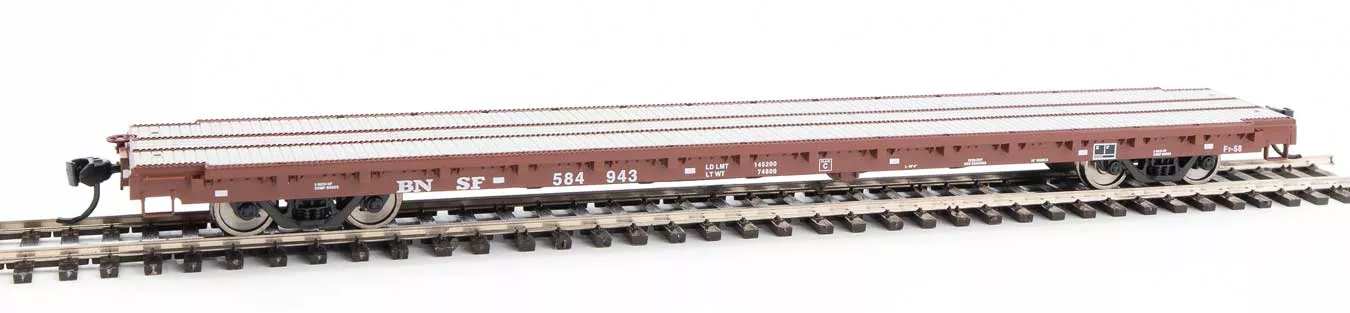 Walthers Mainline 910-5359 60' Pullman Flatcar BNSF Railway 584943