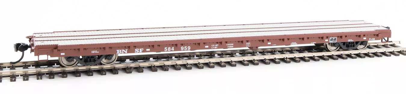 Walthers Mainline 910-5360 60' Pullman Flatcar BNSF Railway 584959