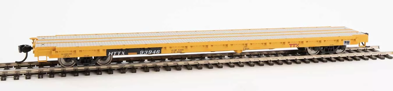 Walthers Mainline 910-5365 60' Pullman Flatcar "Heavy Duty" TTX HTTX 93946