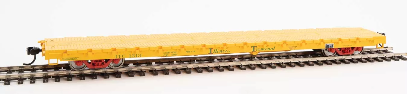 Walthers Mainline 910-5369 60' Pullman Flatcar Illinois Terminal IT 1313
