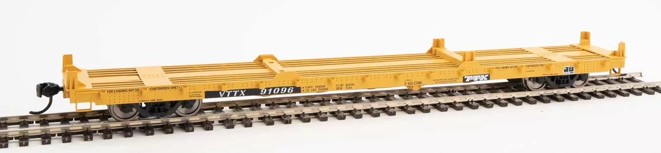 Walthers Mainline 910-5379 60' Pullman Flatcar "Container Service" TTXVTTX 91096