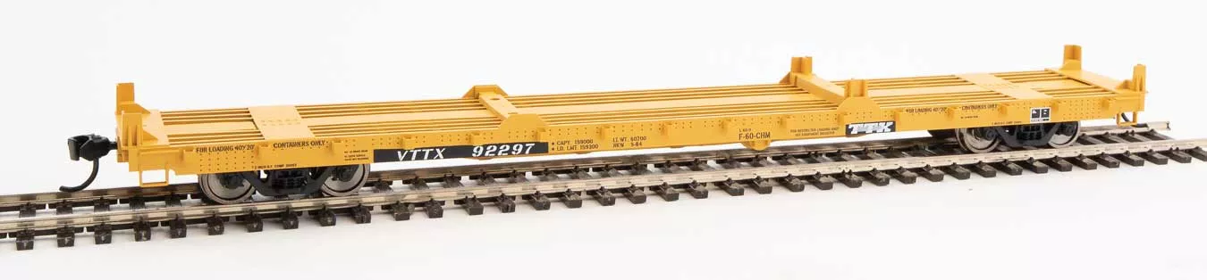 Walthers Mainline 910-5385 60' Pullman Flatcar "Container Service" TTXVTTX 92297