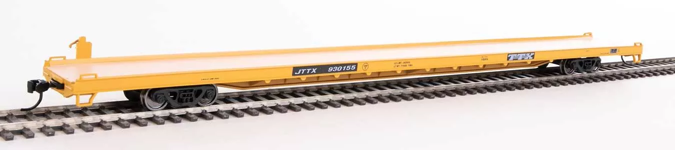 Walthers Mainline 910-5725 HO Scale 89' Channel Side Flatcar Trailer Train JTTX 930155