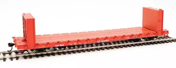 Walthers Mainline 910-5838 60' Pullman Bulkhead Flatcar Canadian Pacific CP Rail 304666