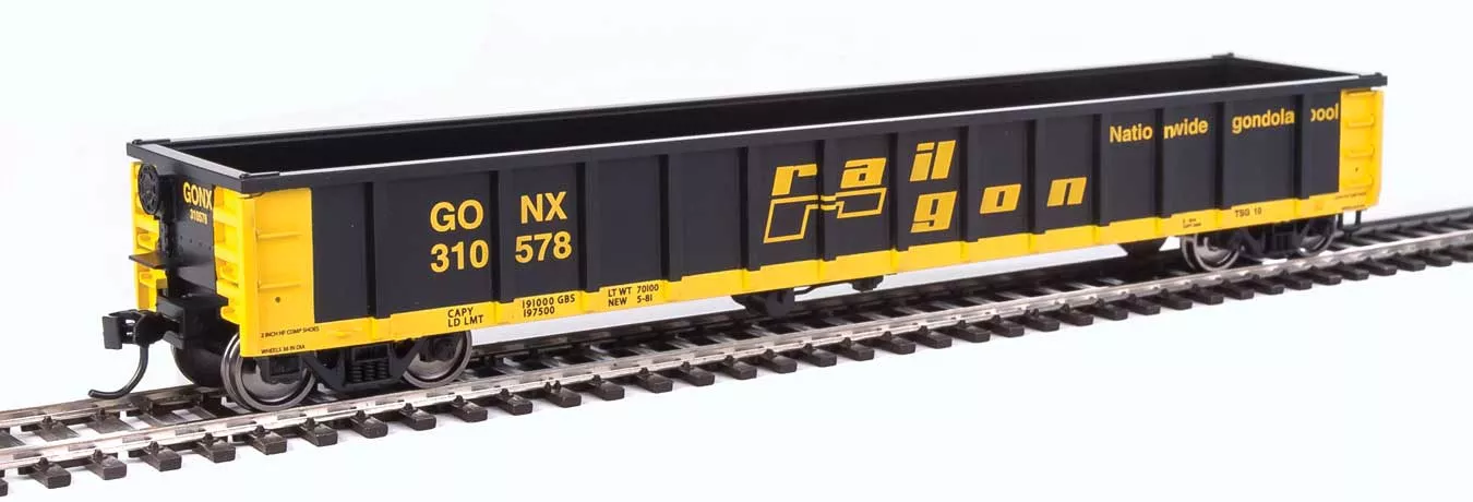 Walthers MainLine 910-6227 53' Gondola Railgon GONX 310578
