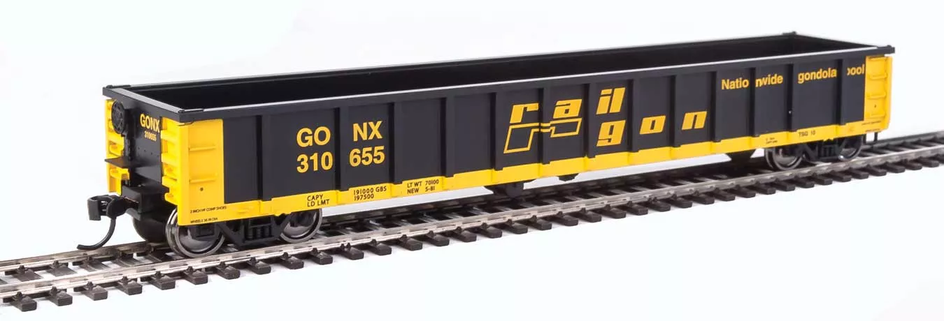 Walthers MainLine 910-6228 53' Gondola Railgon GONX 310655