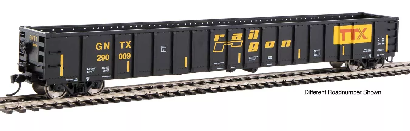 Walthers MainLine 910-6419 68' Gondola Railgon GNTX 290036