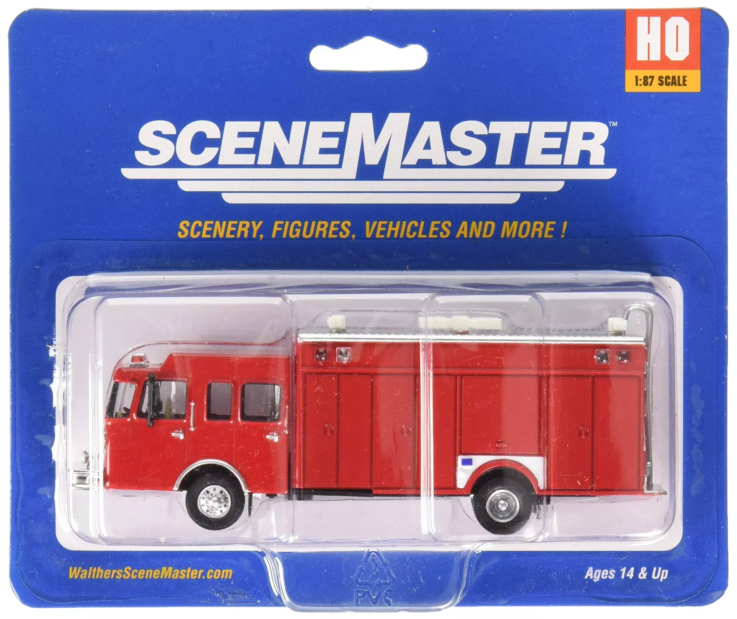 Walthers Scenemaster Haz Mat Fire Truck