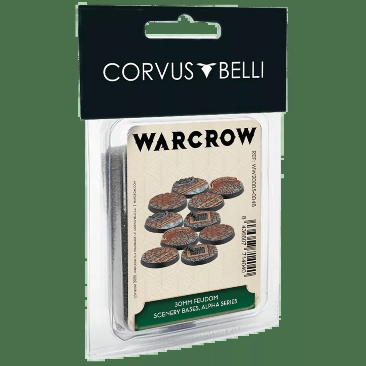 Warcrow: 30mm Feudom Scenery Bases, Alpha Series