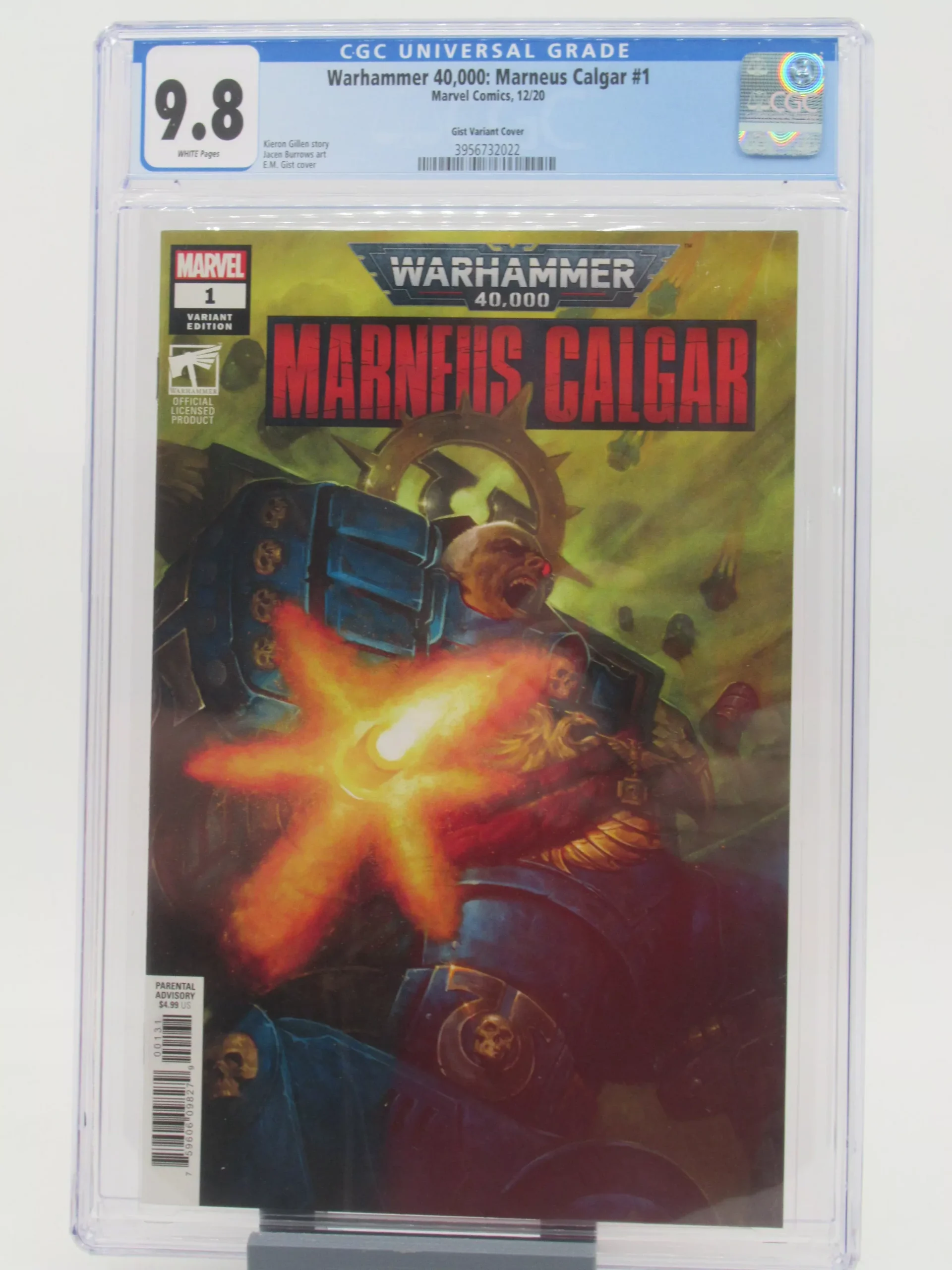 Warhammer 40k Marneus Calgar #1 Comic Variant Cover CGC 9.8