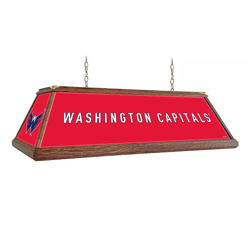 Washington Capitals: Premium Wood Pool Table Light