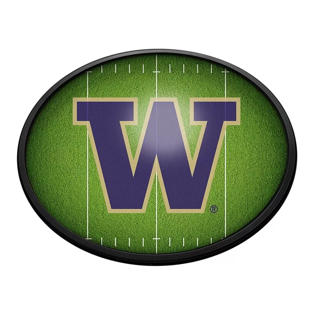 Washington Huskies: On the 50 - Oval Slimline Lighted Wall Sign