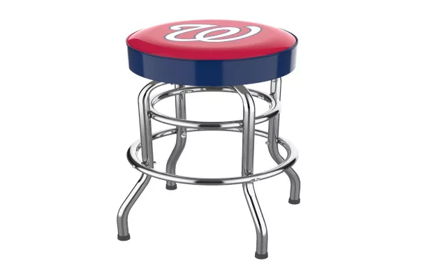 Washington Nationals Chrome Bar Stool For Sale – Game Room Gorilla