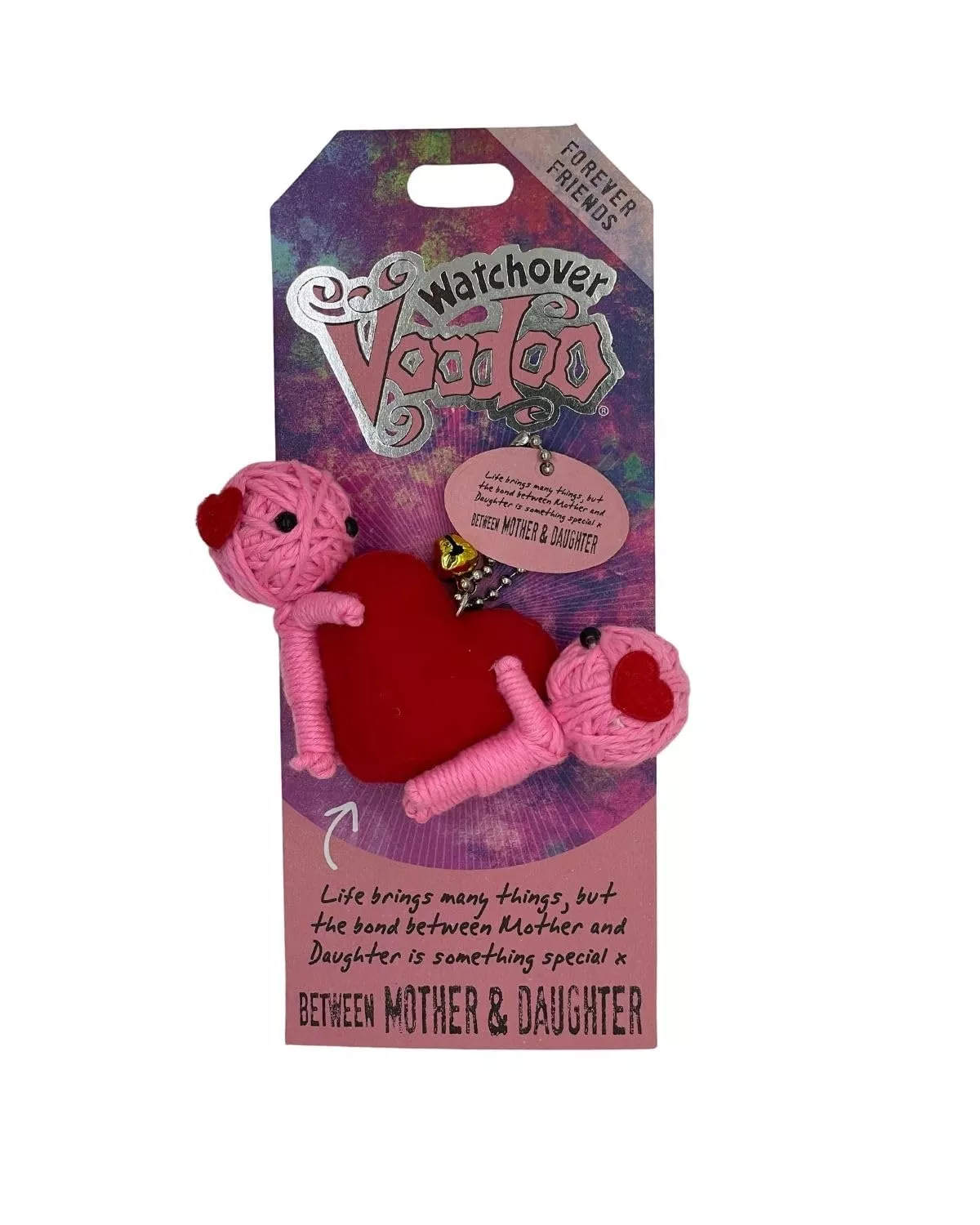 Watchover Voodoo String Doll - Mother & Daughter, 5", Multicolored