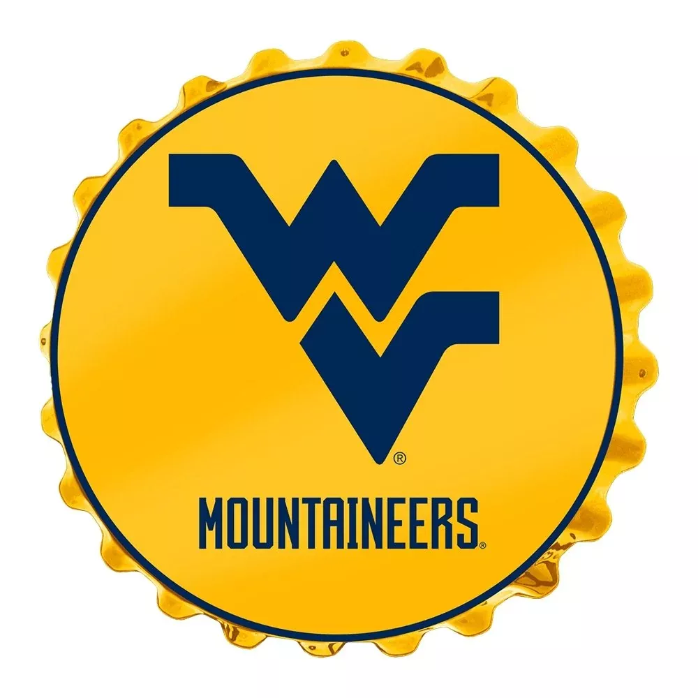 West Virginia Mountaineers: Bottle Cap Wall Sign