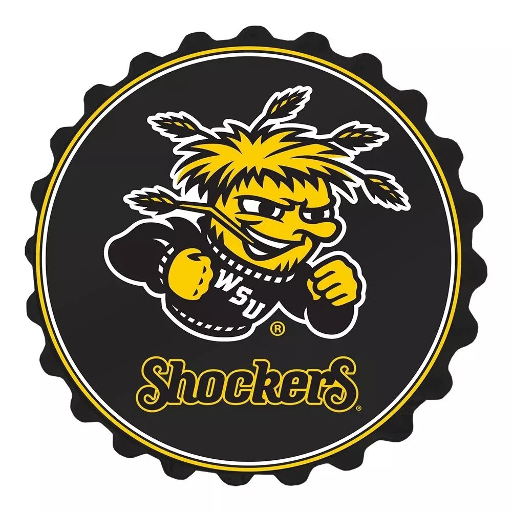 Wichita State Shockers: Bottle Cap Wall Sign