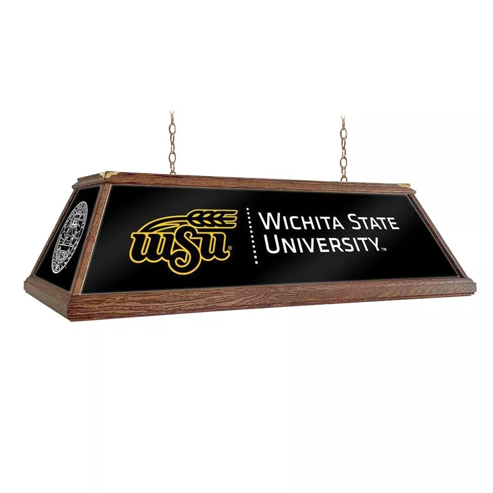 Wichita State Shockers: Premium Wood Pool Table Light