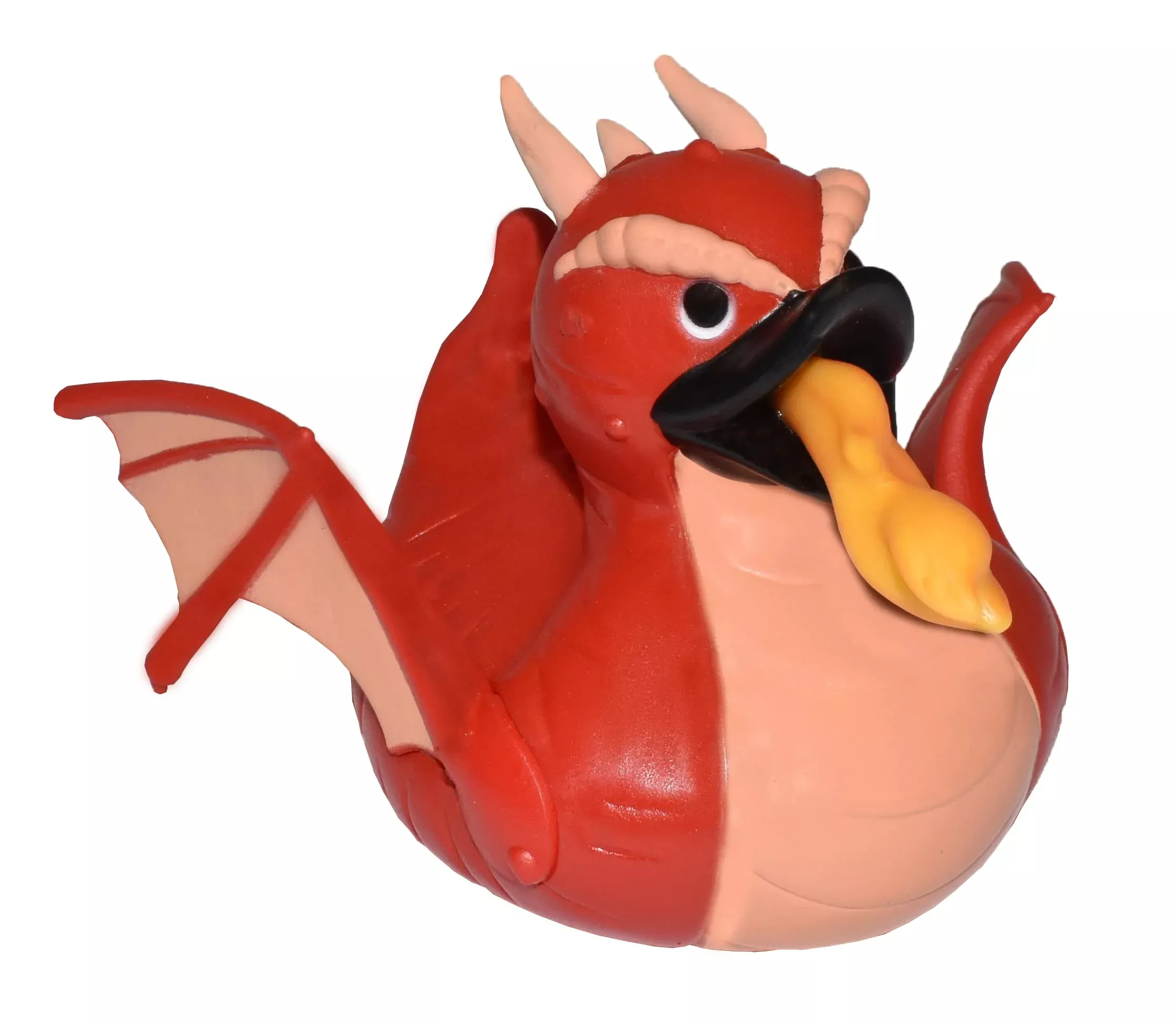 WILD REPUBLIC Blue Dragon Rubber Duck for Pool & Bath, 4"