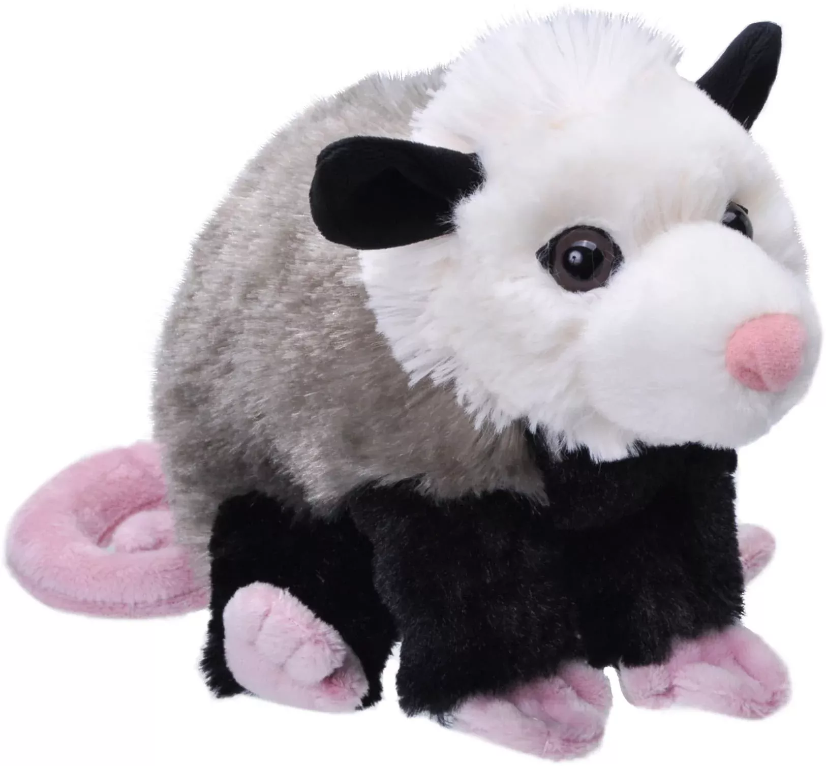 Wild Republic Opossum, Cuddlekins Mini, Stuffed Animal, 8 Inches, Gift For Kids, Plush Toy, Fill Is Spun Recycled Water Bottles