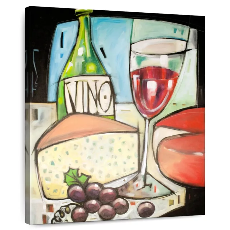 Wine And Cheese Please Wall Art