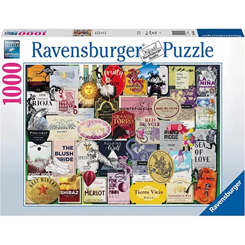 Wine Labels (1000 Piece) Puzzle