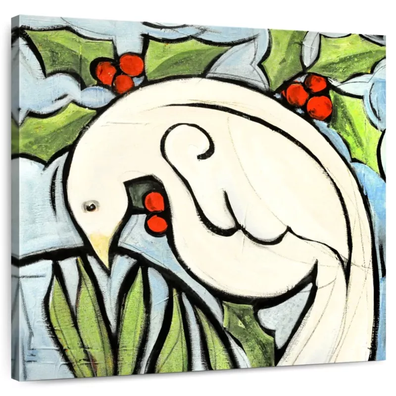 Winter Peace Dove Wall Art