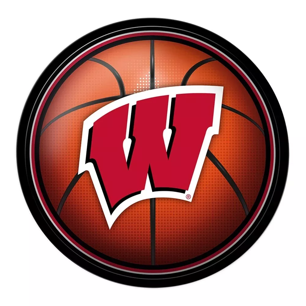 Wisconsin Badgers: Basketball - Modern Disc Wall Sign