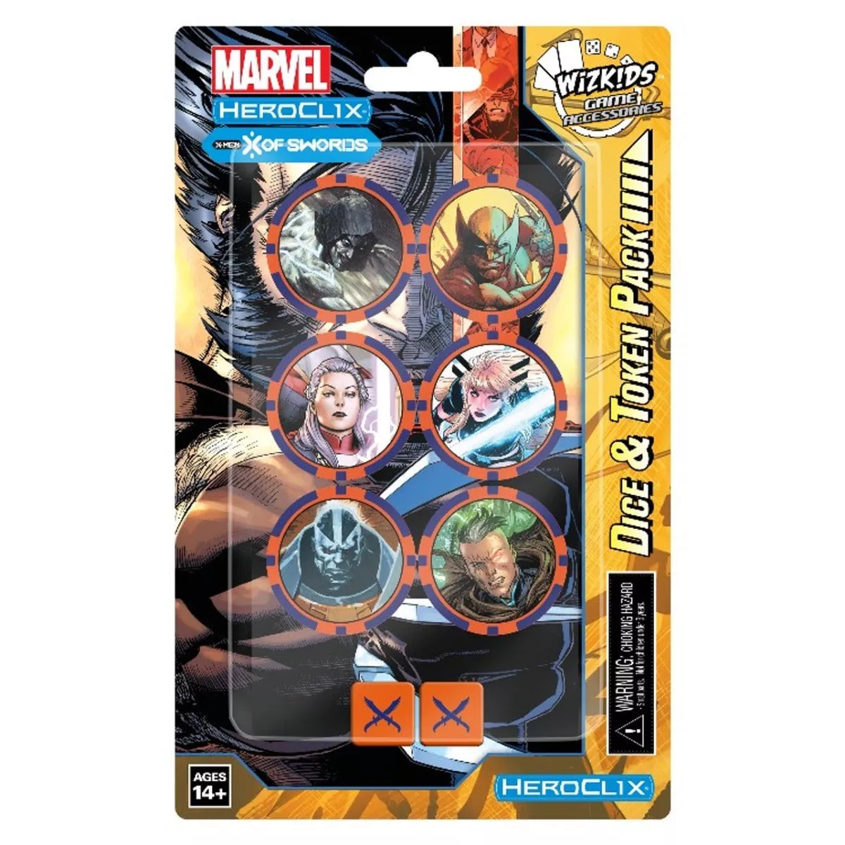 WizKids - Marvel HeroClix: X-Men X of Swords Dice and Token Pack