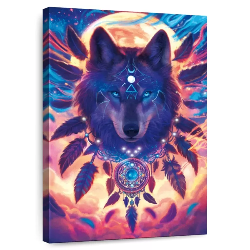 Wolf Magic Variant 2 Wall Art