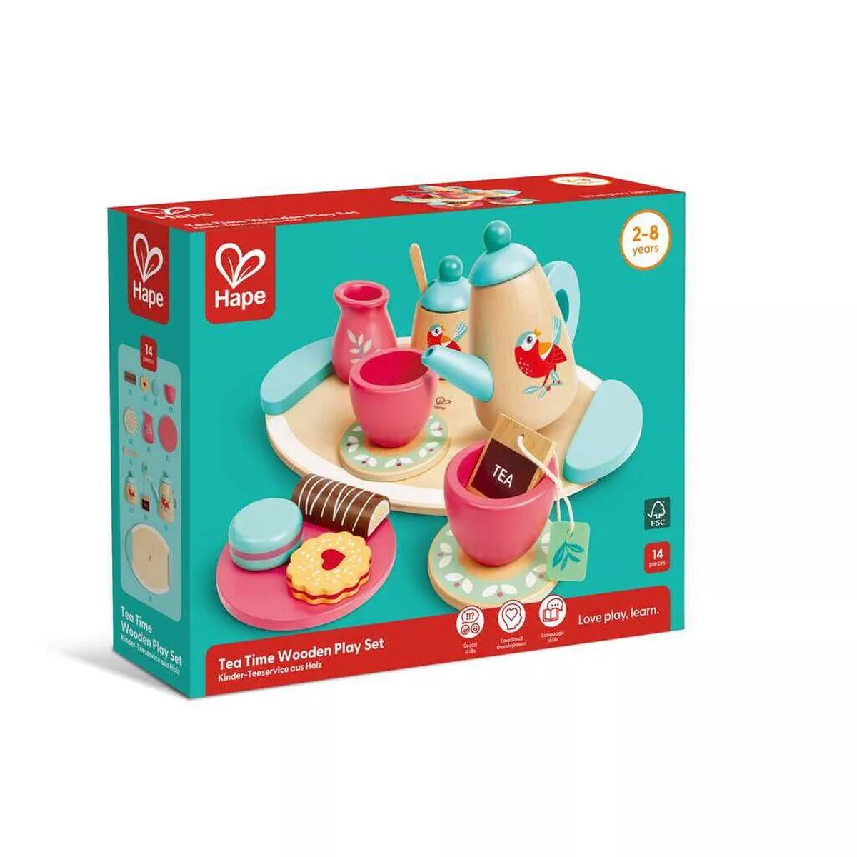 Wooden Tea set