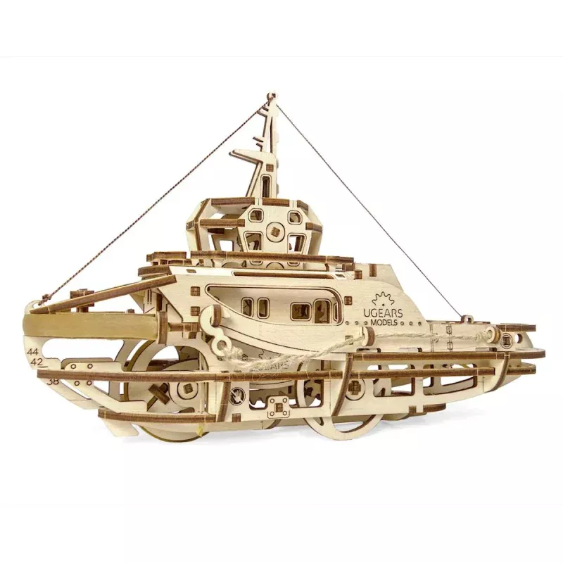 Wooden Tugboat Mechanical Model Kit