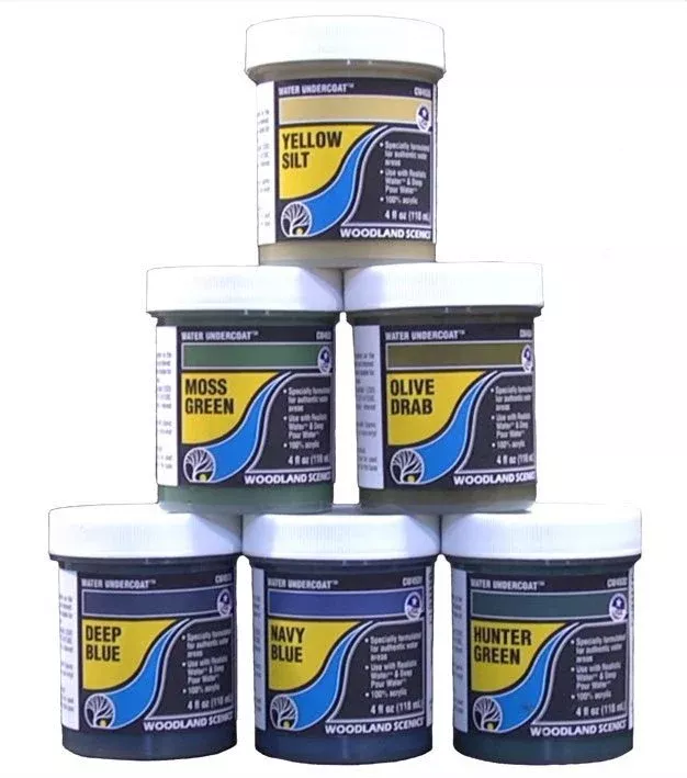 Woodland Scenics CW4534 Water Undercoat Olive Drab