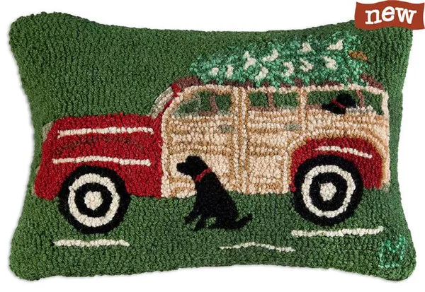 Woody Wagon Pillow